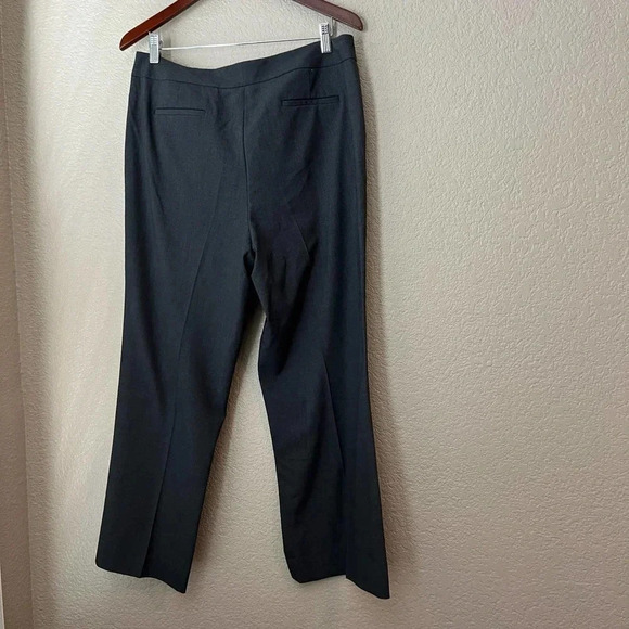 Calvin Klein Charcoal Gray Classic Fit High Waist Pants Dress Pant Trouser 14 - Picture 6 of 9